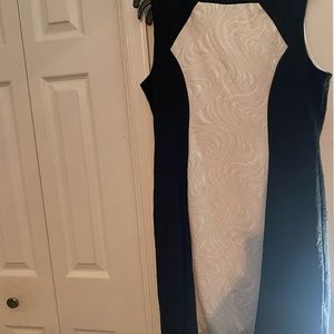 Black and white dress
